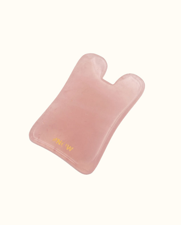 Nourish by The NOW Rose Quartz Gua Sha - U