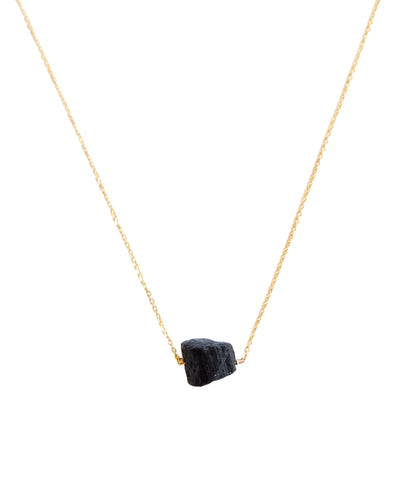 Gara Danielle Black Tourmaline 14K Gold-Filled Necklace