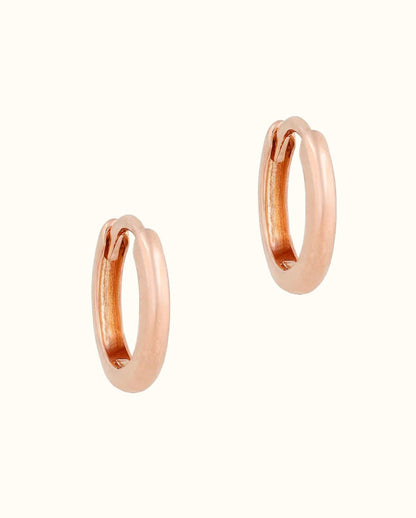 Gara Danielle 14k Rose Gold Huggie Hoop