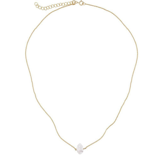 Gara Danielle Herkimer Diamond 14k Gold-Filled Necklace
