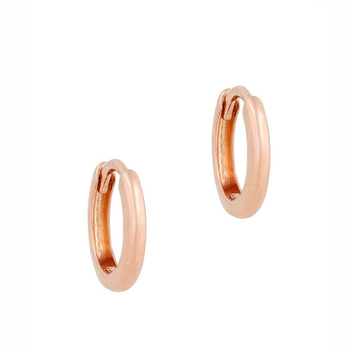 Gara Danielle 14k Rose Gold Huggie Hoop